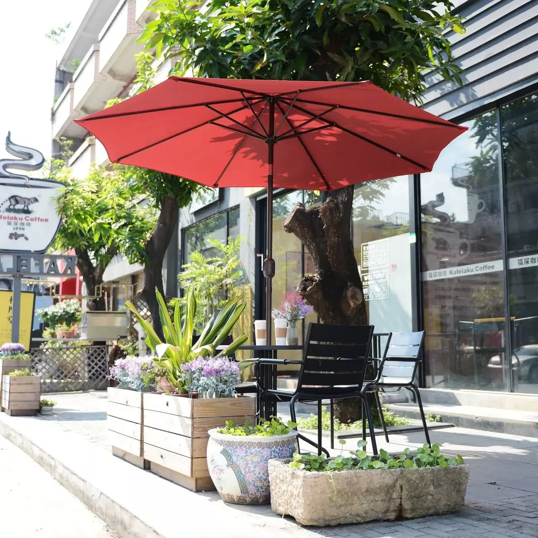 Outdoor Restaurant Payung Center Parasols